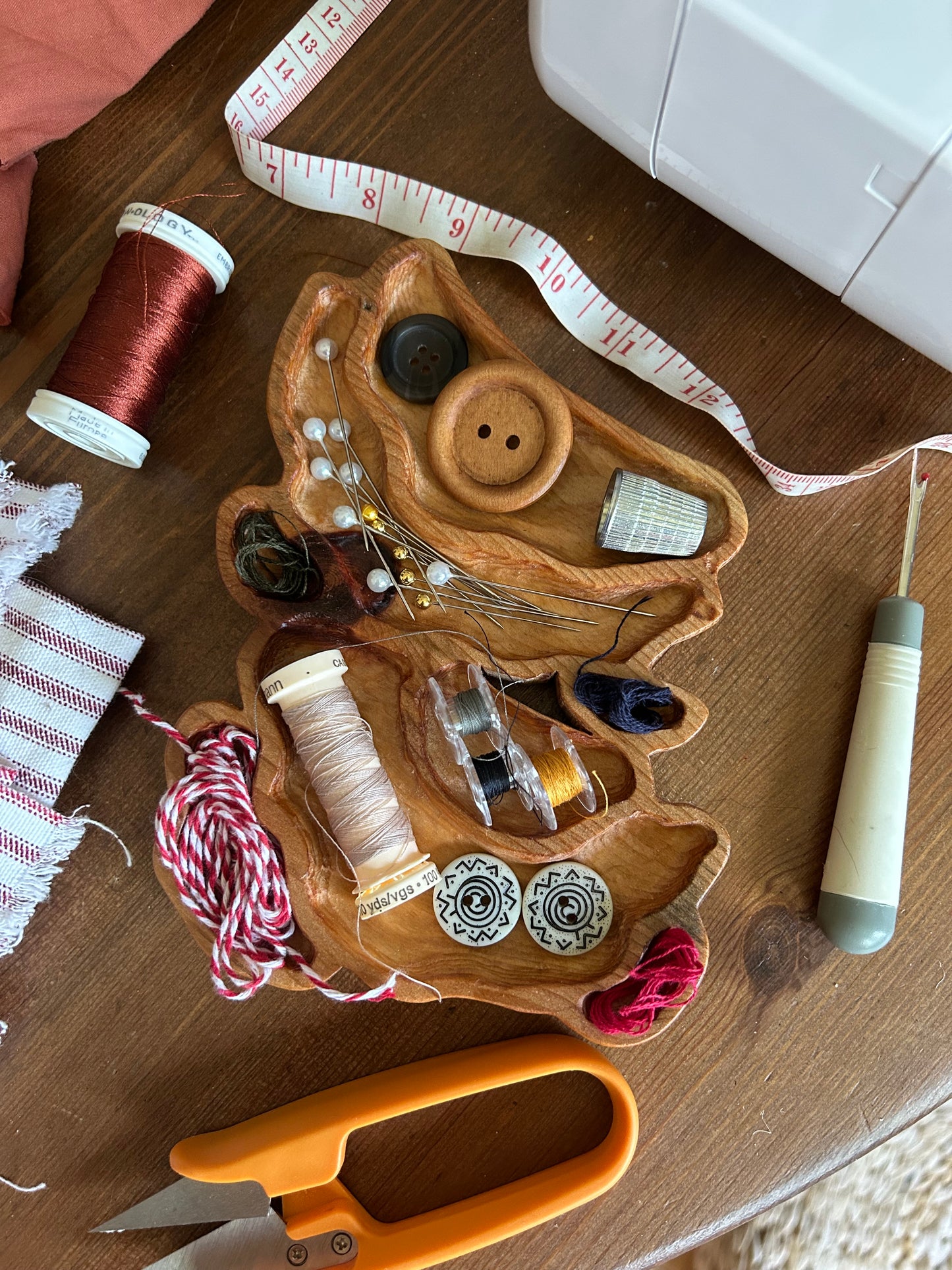 Turkey Tail Mushroom Catchall Tray