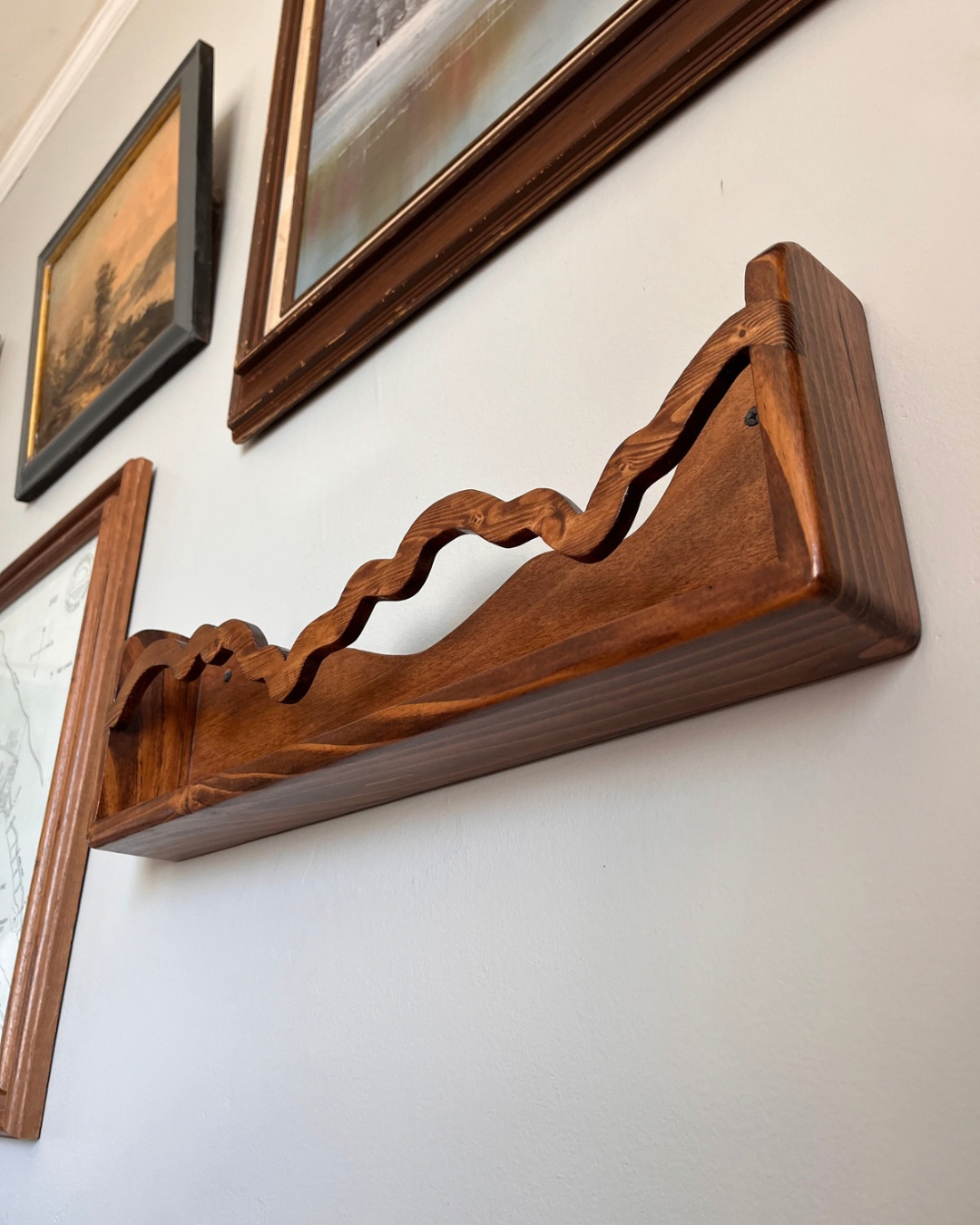 Front Facing Bookshelf with River Accent