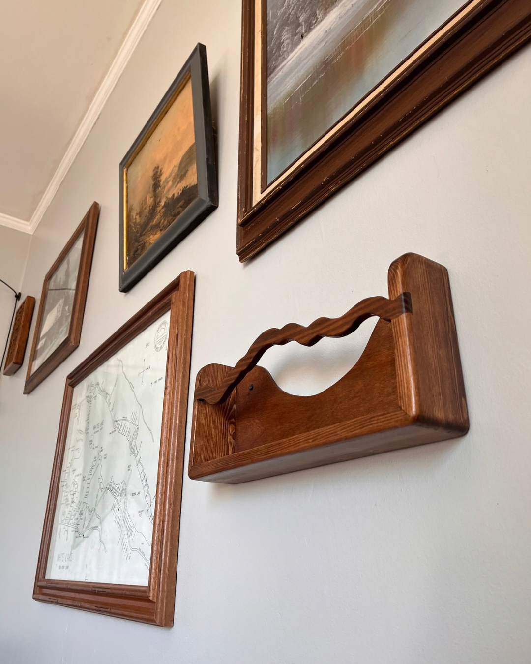 Front Facing Bookshelf with River Accent