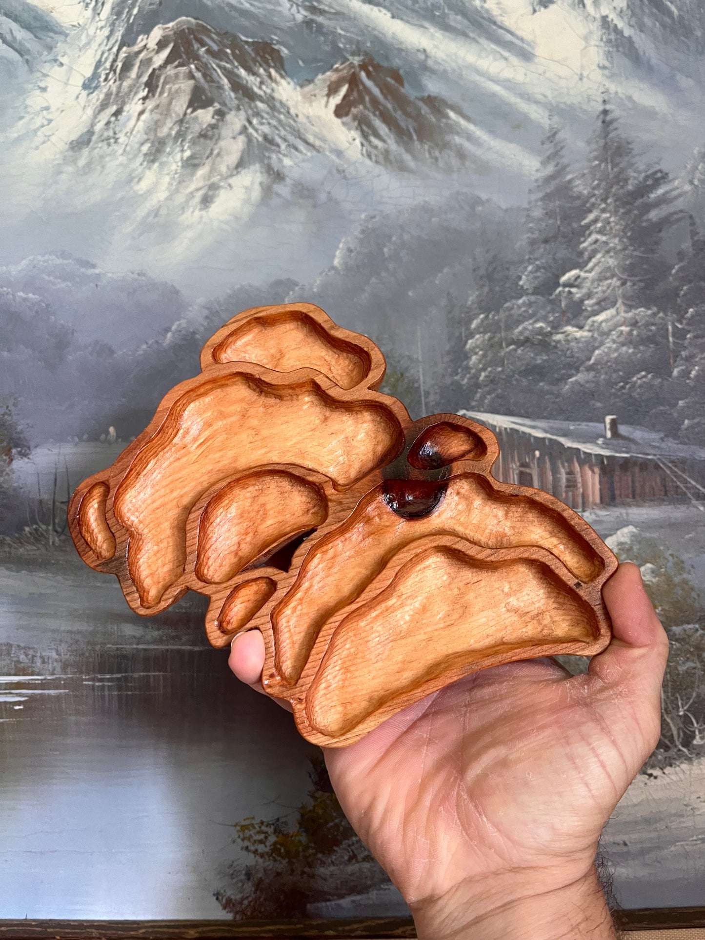 Turkey Tail Mushroom Catchall Tray