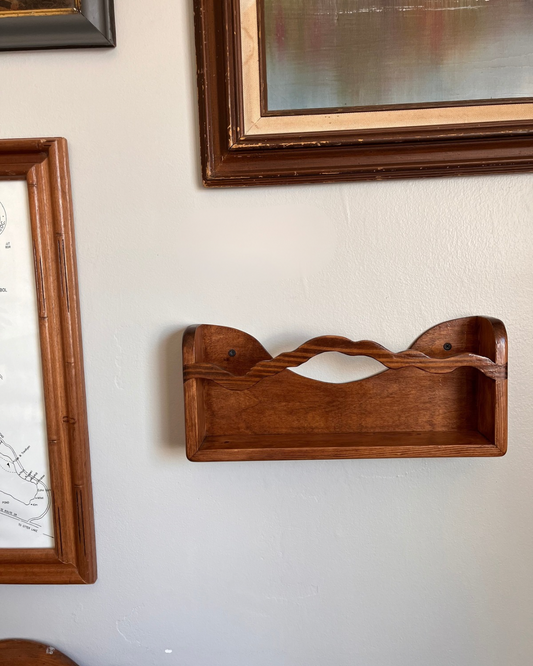Front Facing Bookshelf with River Accent