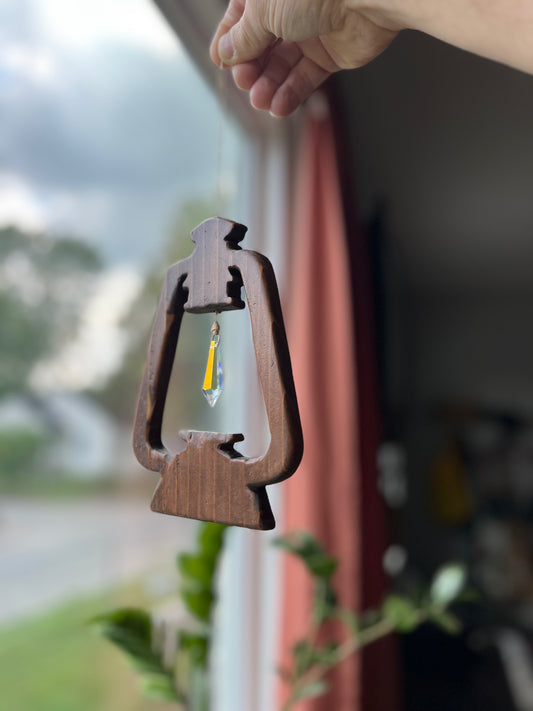 Wooden Lantern Sun Catcher