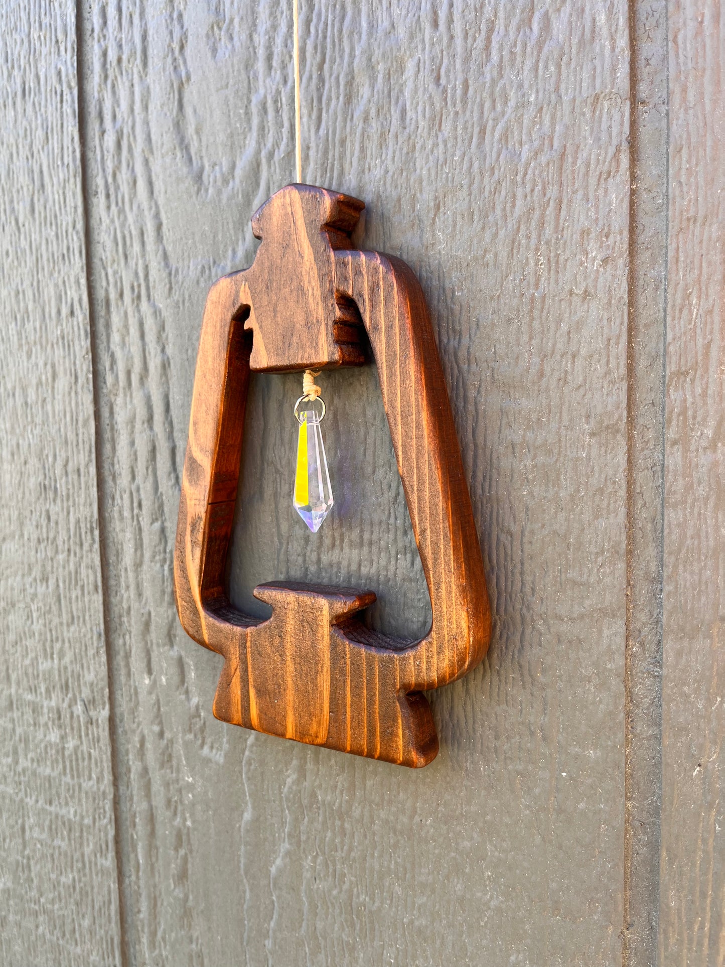 Wooden Lantern Sun Catcher