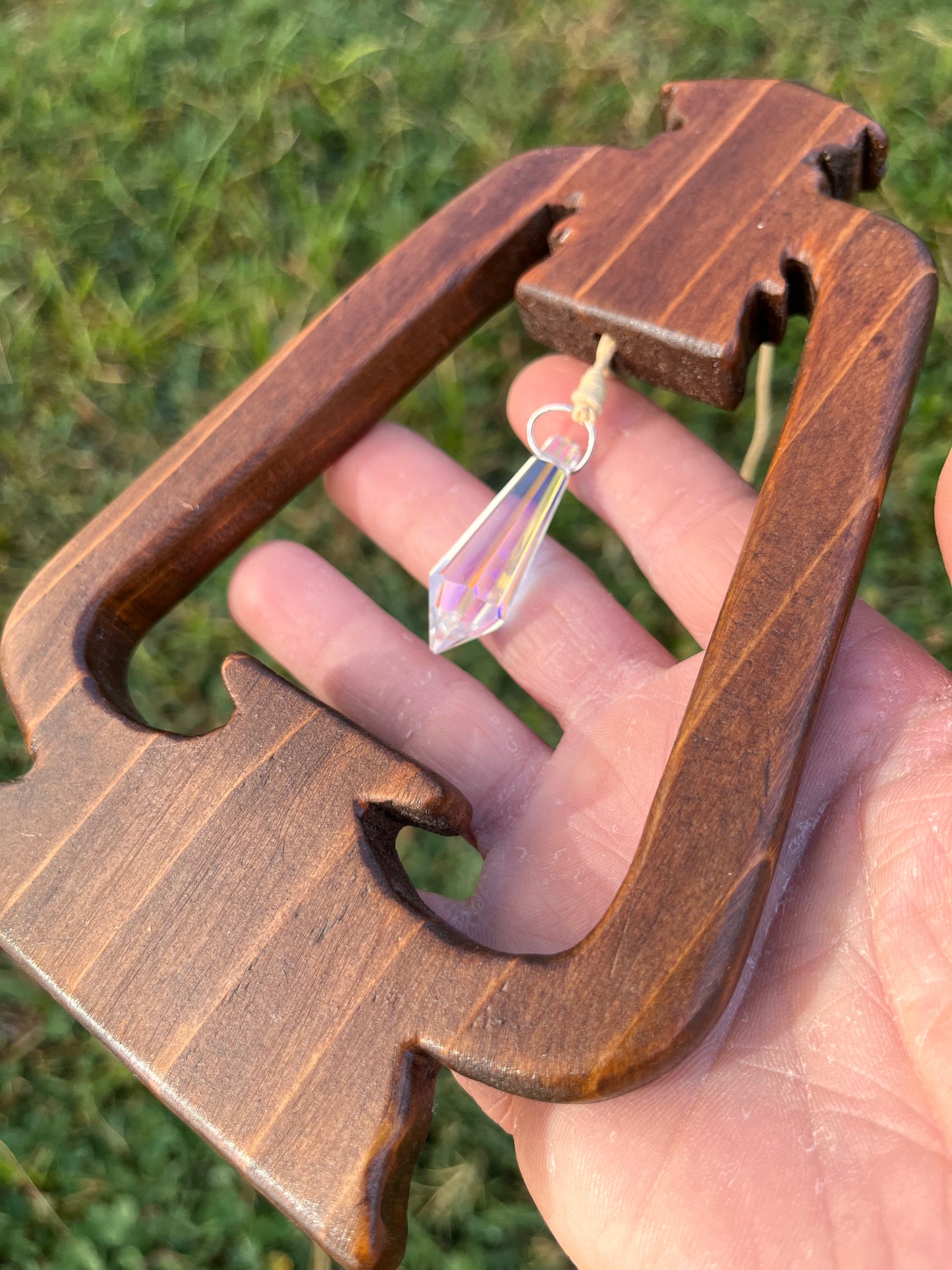 Wooden Lantern Sun Catcher
